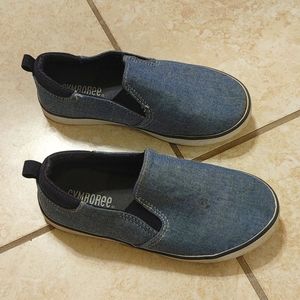 Gymboree Blue Canvas Slip On Sneakers